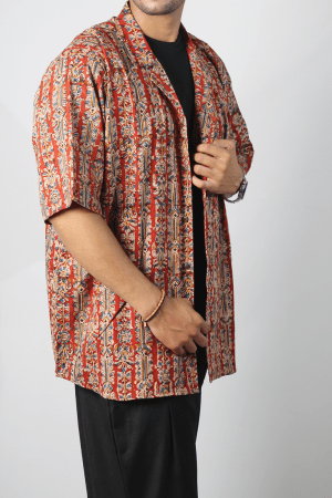 Casual fit mix print